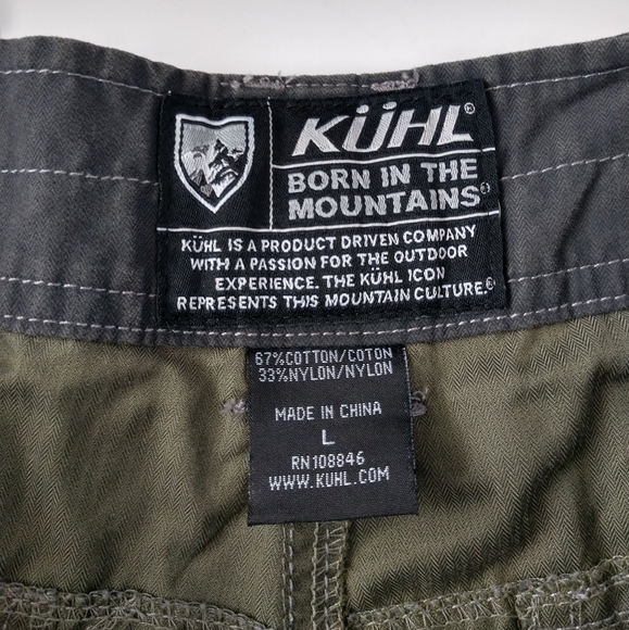 COPY - Kuhl Men's Charcoal Outdoor Hiking Cargo Shorts L - Picture 3 of 3
